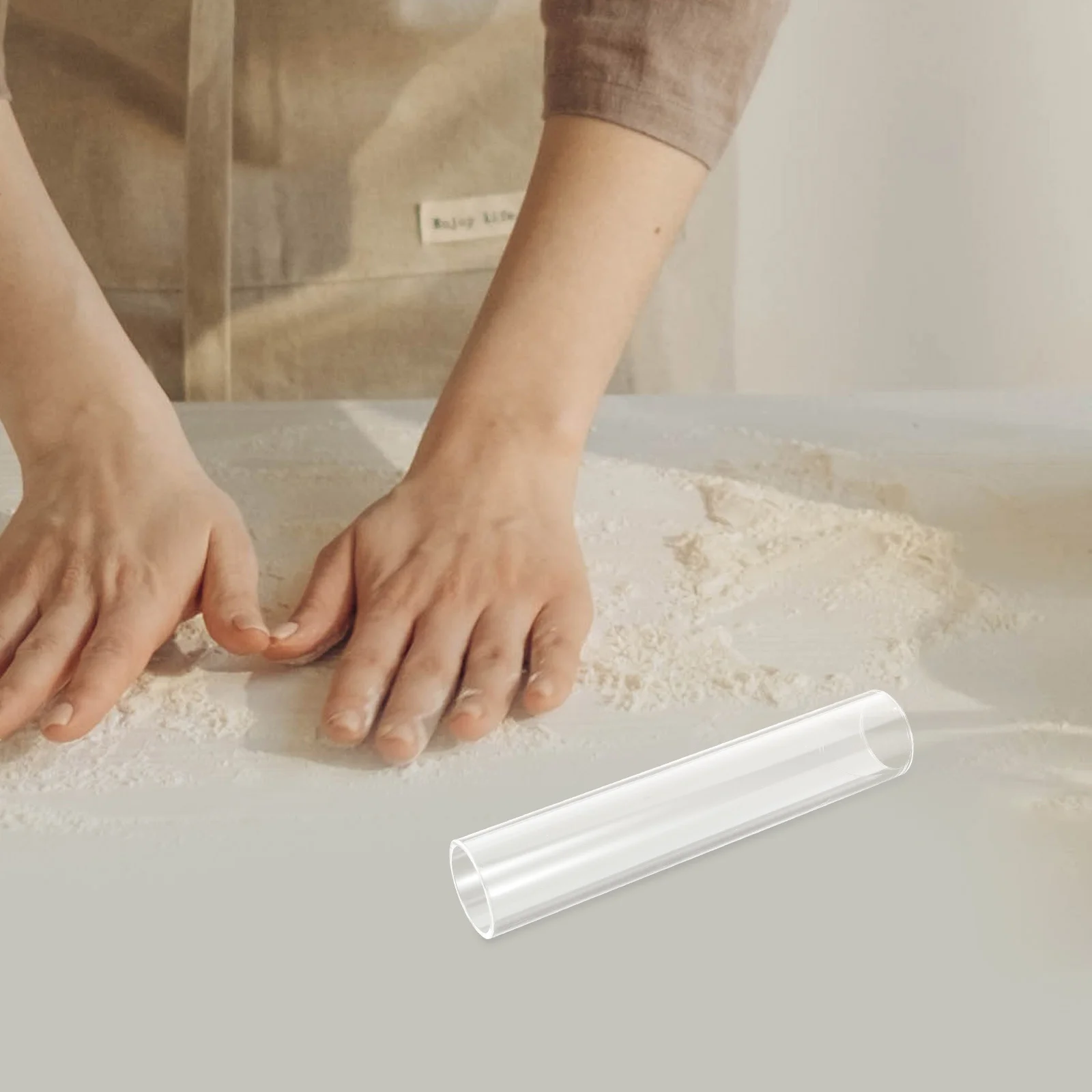 Tubo transparente para dar forma a masa de galletas, molde antiadherente DIY para dar forma a galletas de arándano, herramienta para hornear, cilindro de almacenamiento, tubos de plástico