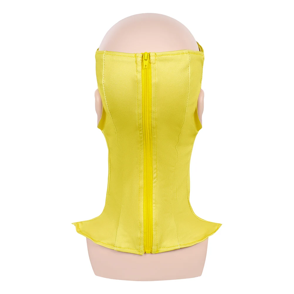 Mark Grayson Cosplay Yellow Mask Anime Invincible Fantasia Adult Men Hat Face Masks Halloween Carnival Costume Accessories Props