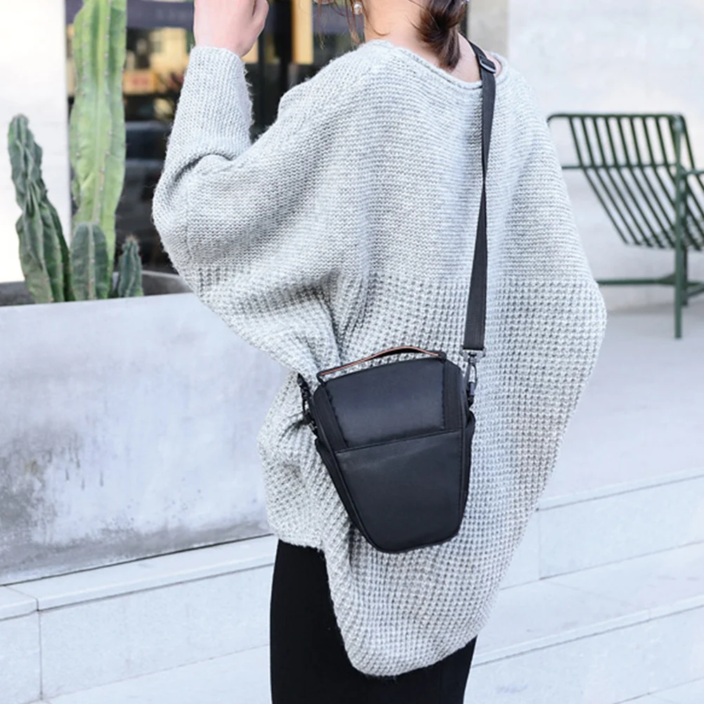 

Camera Bag Nylon Polyester Compact Lightweight Shoulder Photography Sling Bag for Dslr Travel Hiking Portable Camera Case