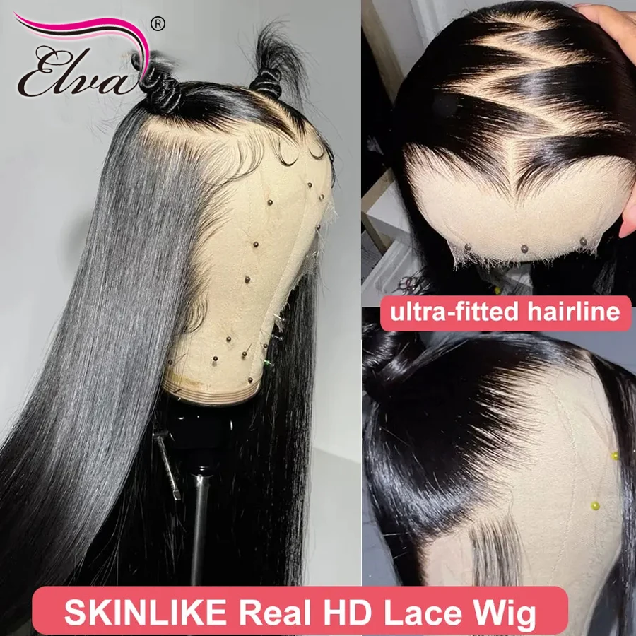 HD Lace Front Wigs 13x6 HD Lace Front Wigs Straight Hair Invisible HD Lace Melt Skin HD Lace Front Human Hair Wigs For Woman