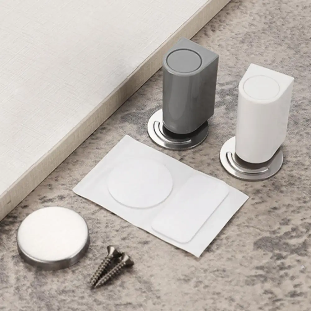 

Удобный для детей дверной стопор, сверхмощный магнитный дверной стопор, настенный протектор для ковровой плитки, деревянных полов, защита от столкновений