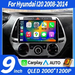Android 15 Carplay Auto Multimedia Player Car Radio For Hyundai I20 2010 2012 2013 2014 DSP Autoradio GPS Stereo 2din Head Unit