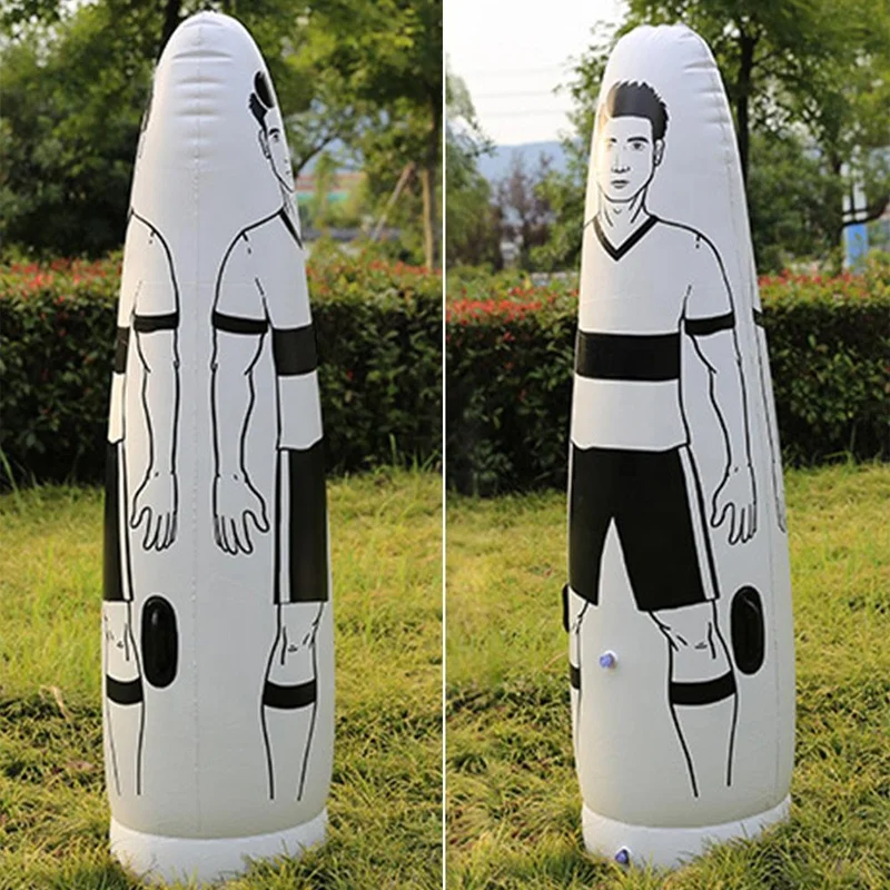 1.75m PVC製インフレータブルサッカートレーニングマネキン/フットボールスポーツキーパーダミー（トレーニング機器用）