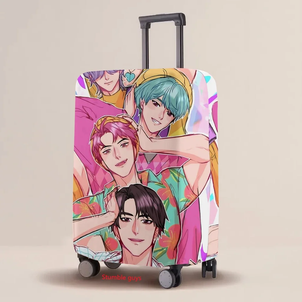 

Cartoon Luggage Cover Kpop Demon Hunters Multi-Size Elastic Protective Case Universal Suitcase Sizes​