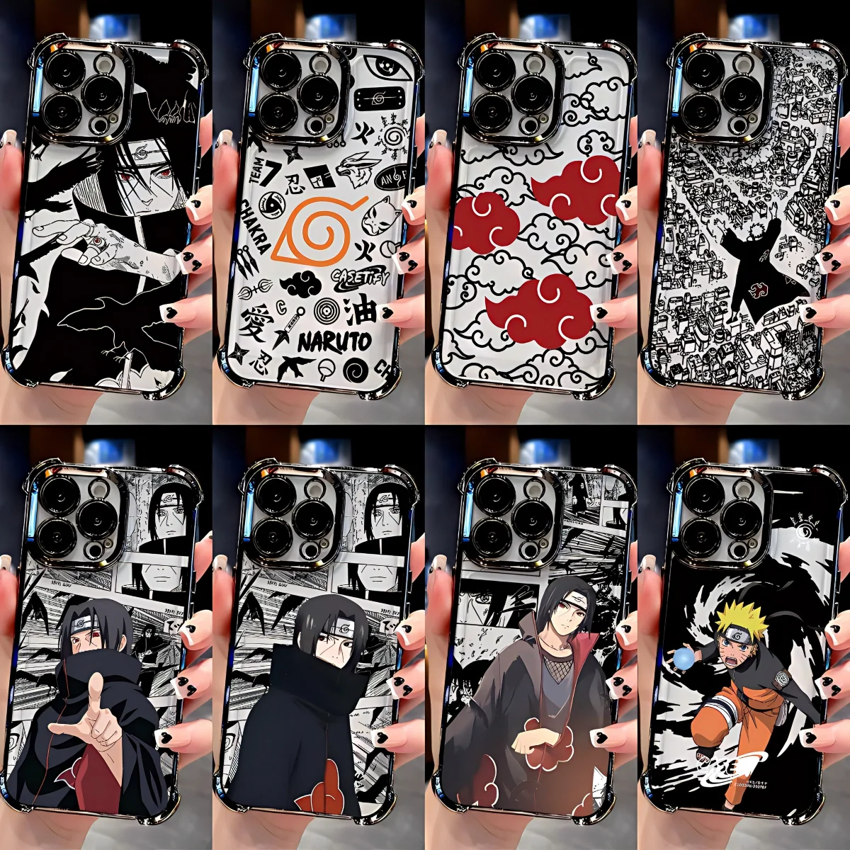 Cool Anime Narutos Phone Case For Samsung S26 S25 S24 S23 S22 S21 S20 FE Note20 Edge Plus Ultra 4G 5G Anti Fall Airbag