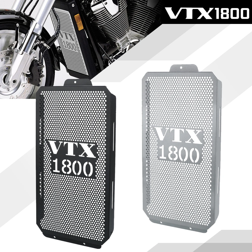 

VTX1800 Motorcycle Radiator Grill Cover Guard Protector For Honda VTX1800C VTX1800R VTX1800S VTX1800T VTX1800 F N 2002 - 2008