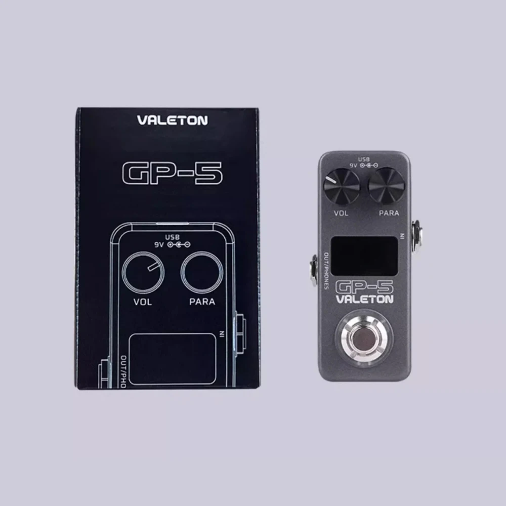 Valeton GP-5 Guitar Multi-Effects Processor Amp Modeler With Looper IR Cab Sim Bluetooth USB Recording (only Chinese Language