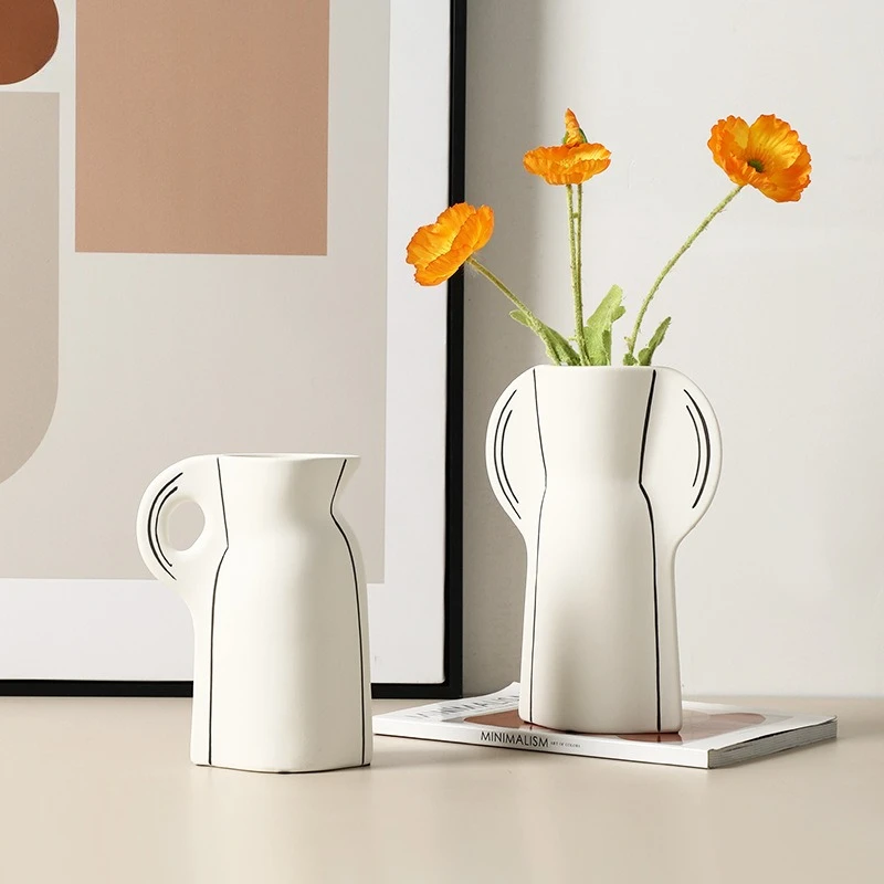 vase-en-ceramique-dessine-a-la-main-creatif-nordique-vase-a-ligne-noire-decoration-de-bureau-de-table-a-manger-de-salon-decoration-de-vase-pour-la-maison