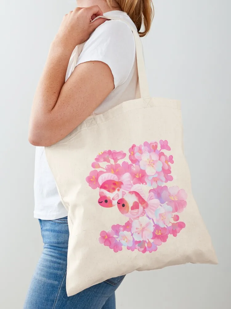 Sakura Ryukin Tote Bag Customizable tote bag Portable shopping bag tote bags men