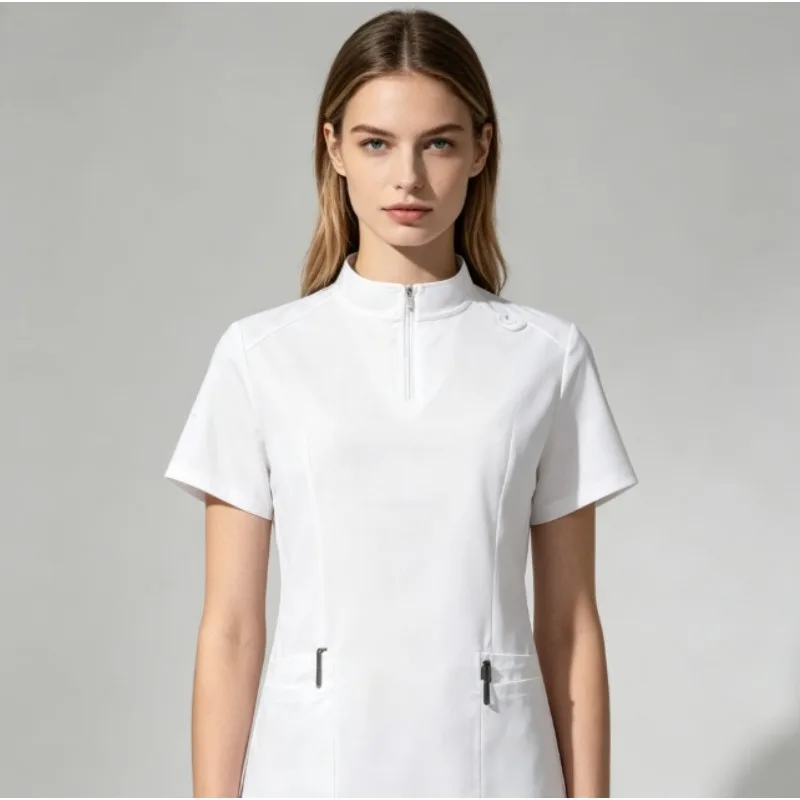 Stand Collar Zipper  Scrub Set –  Uniform with – Breathable & Quick Dry – Perfect for Operating Room Clinic