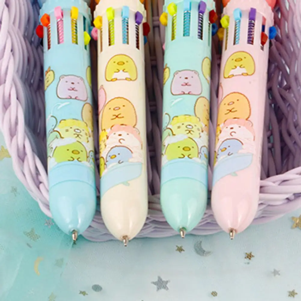 Smooth Writing Random Color Multicolor Ballpoint Pen Student Supplies