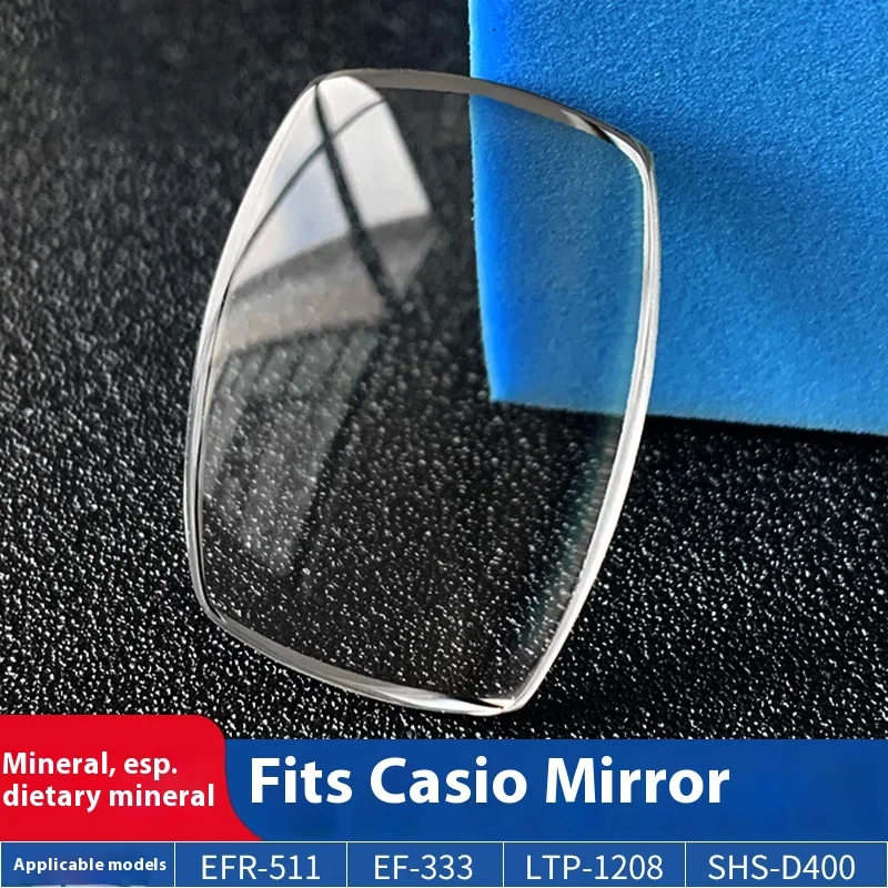 

Mineral Square Glass forLTP-1208 SHS-D400 EF-333 EFR-511 EFR-517 EFR-523 EFR-524 Watch Glass Accessories Mineral Glass