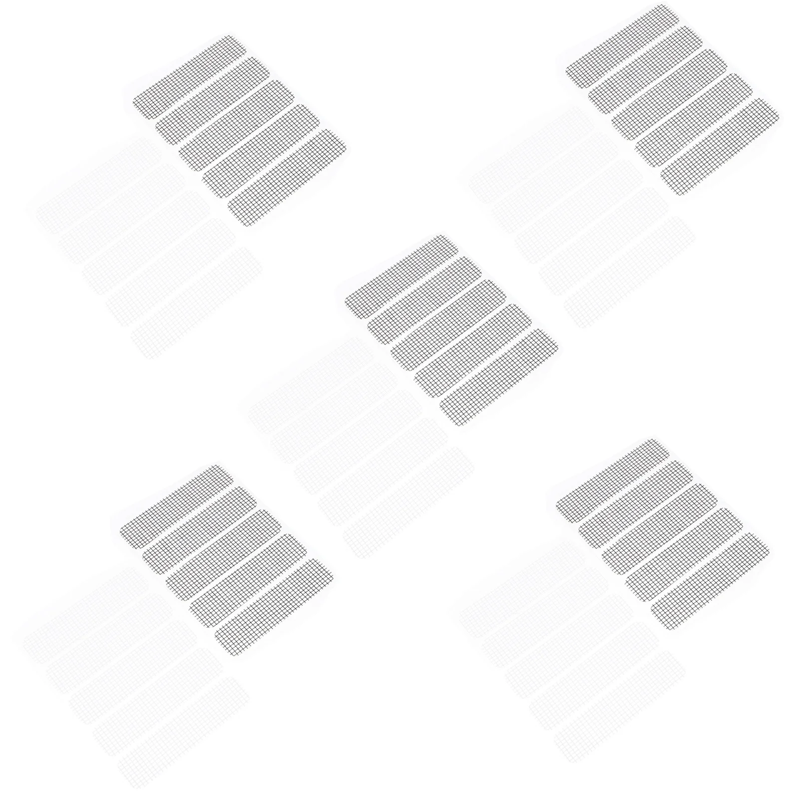 

10 Sheets Mesh Stickers Window Door Repair Tape Adhesive Screen Hole Patch Fiberglass Durable Eco Friendly