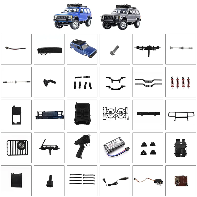 Mn78 Original Parts Axle Shell Mesh Pull Rod Door Wave Box Light Front Axle Battery Circuit Board Accessories MN82 MN82S