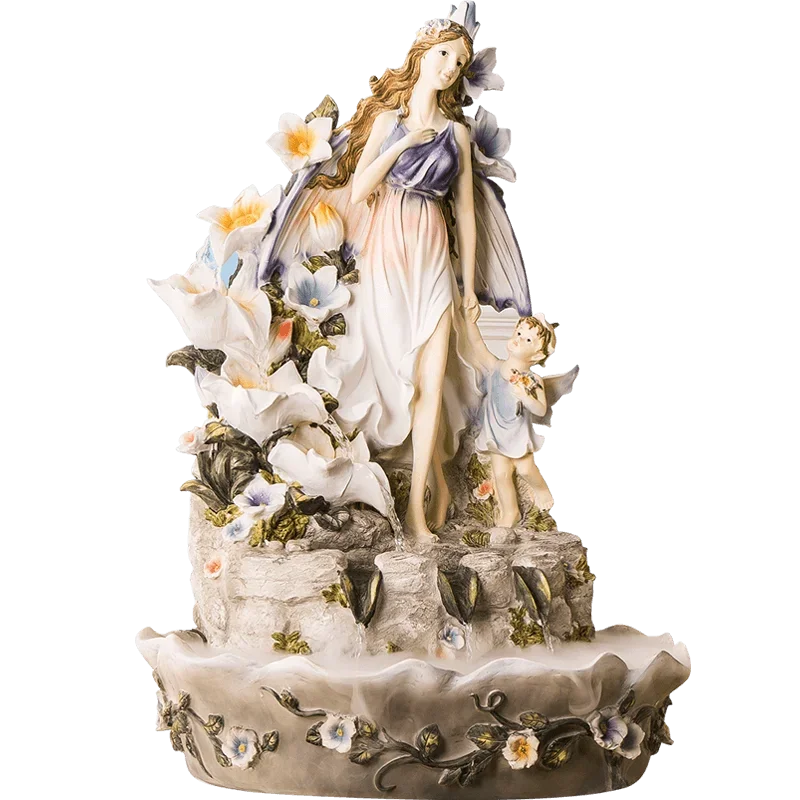 

Decoration Living Room Home Decoration Water Fountain TV Cabinet Decoration Soft Outfit Crafts