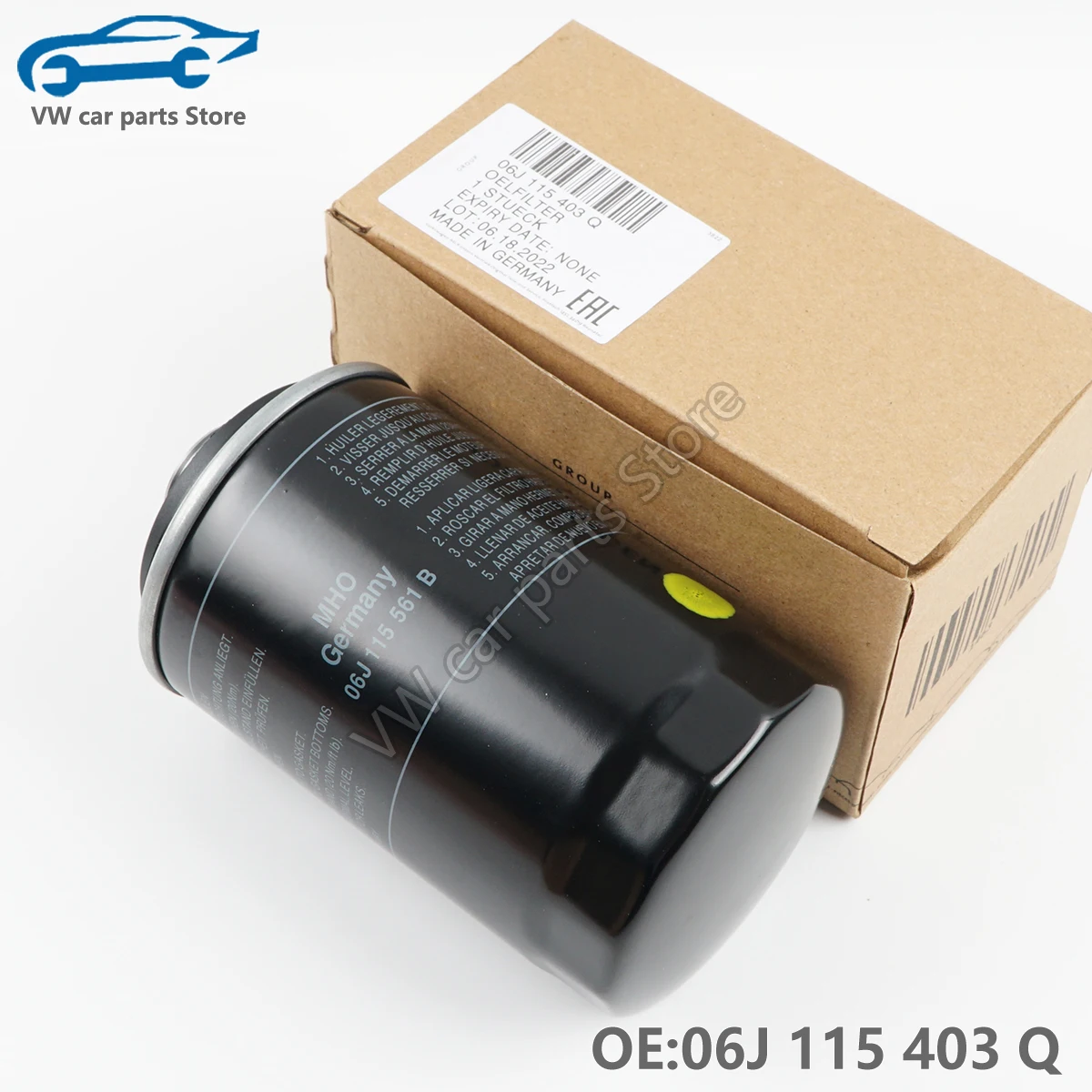 06J115403C 06J115403J  06J115403Q Oil Filter For VW Beetle CC Jetta Golf Passat Tiguan AUDI A4 A6 Q5 A3 TT 06J115561B