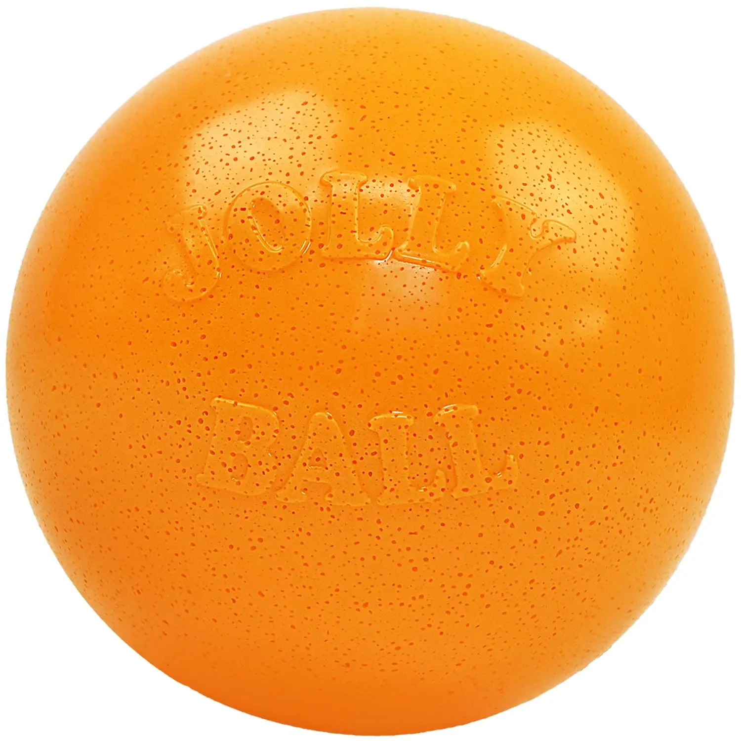 Durable Bounce-n-Play Dog Toy Ball 8 Inch Large Orange, Customized