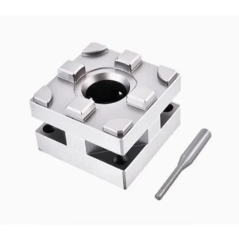 56mm Precision CNC Carving Small Copper Male Manual Chuck Square Electrode Holder for EDM Spark Machines ER Interface