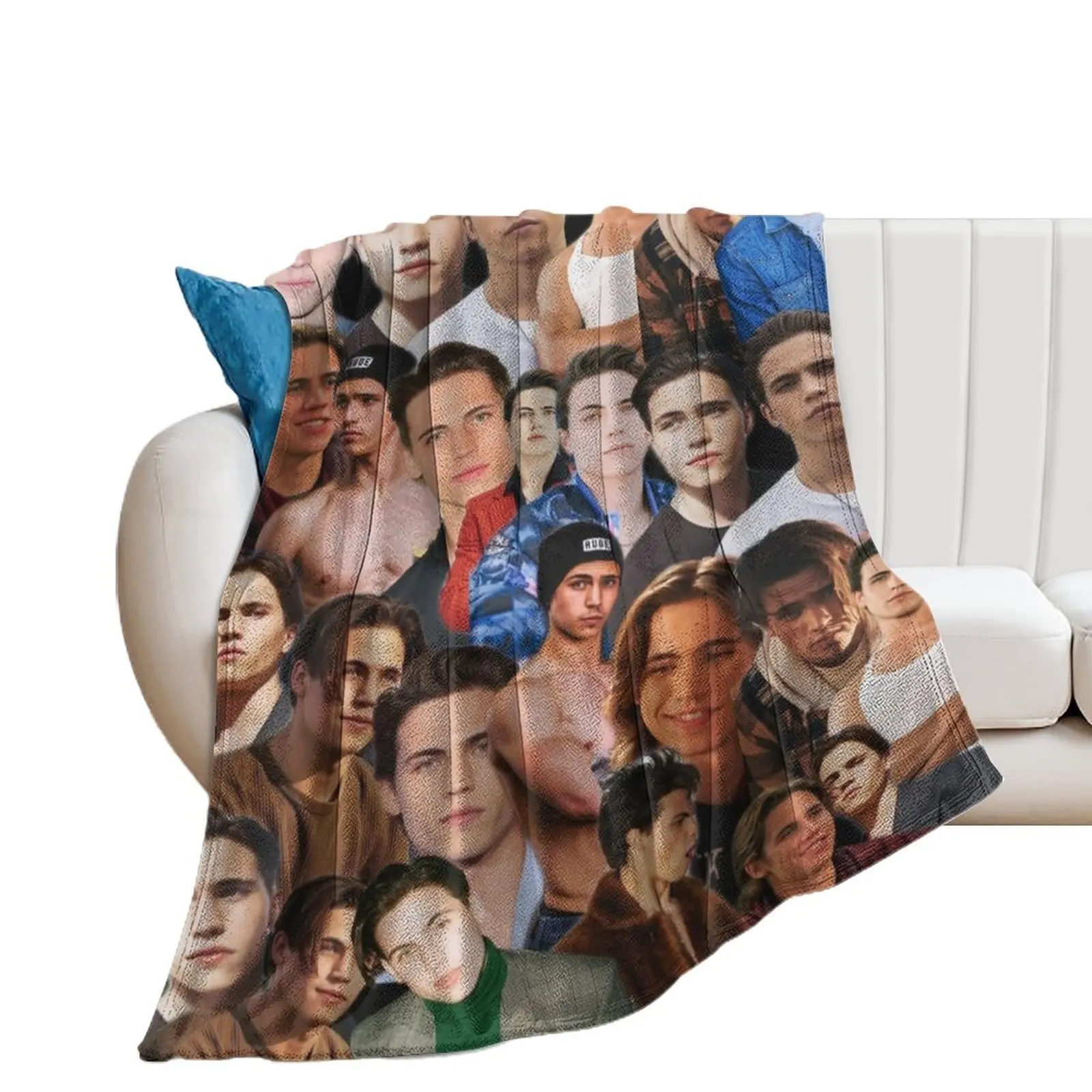 tanner buchanan photo collage Throw Blanket Luxury Designer Thins Luxury Throw Summer Blankets