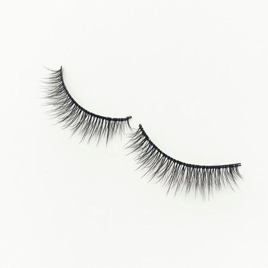 미니멀 스타일 인조 속눈썹 10쌍, 수제 천연 인조 속눈썹, 착용 용이