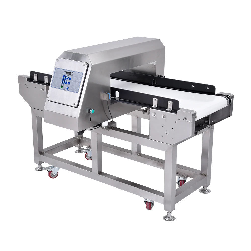 Food Metal Detector For Aluminum Foil Packaging To Detect Metal From Food Production High speed Line High Precision