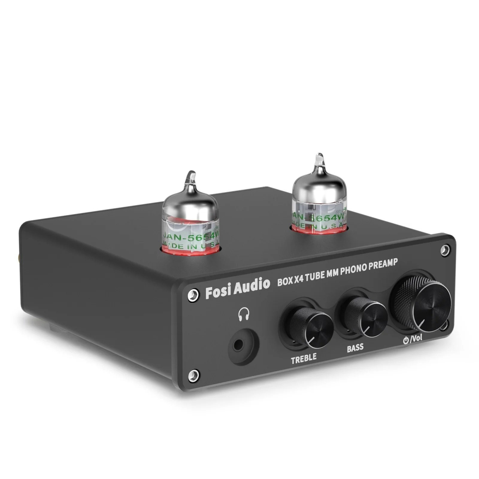 To Audio Phono Preamp for Turntable Phonograph Preamplifier With 5654W Vacuum Tube Amplifier HiFi BOX X4