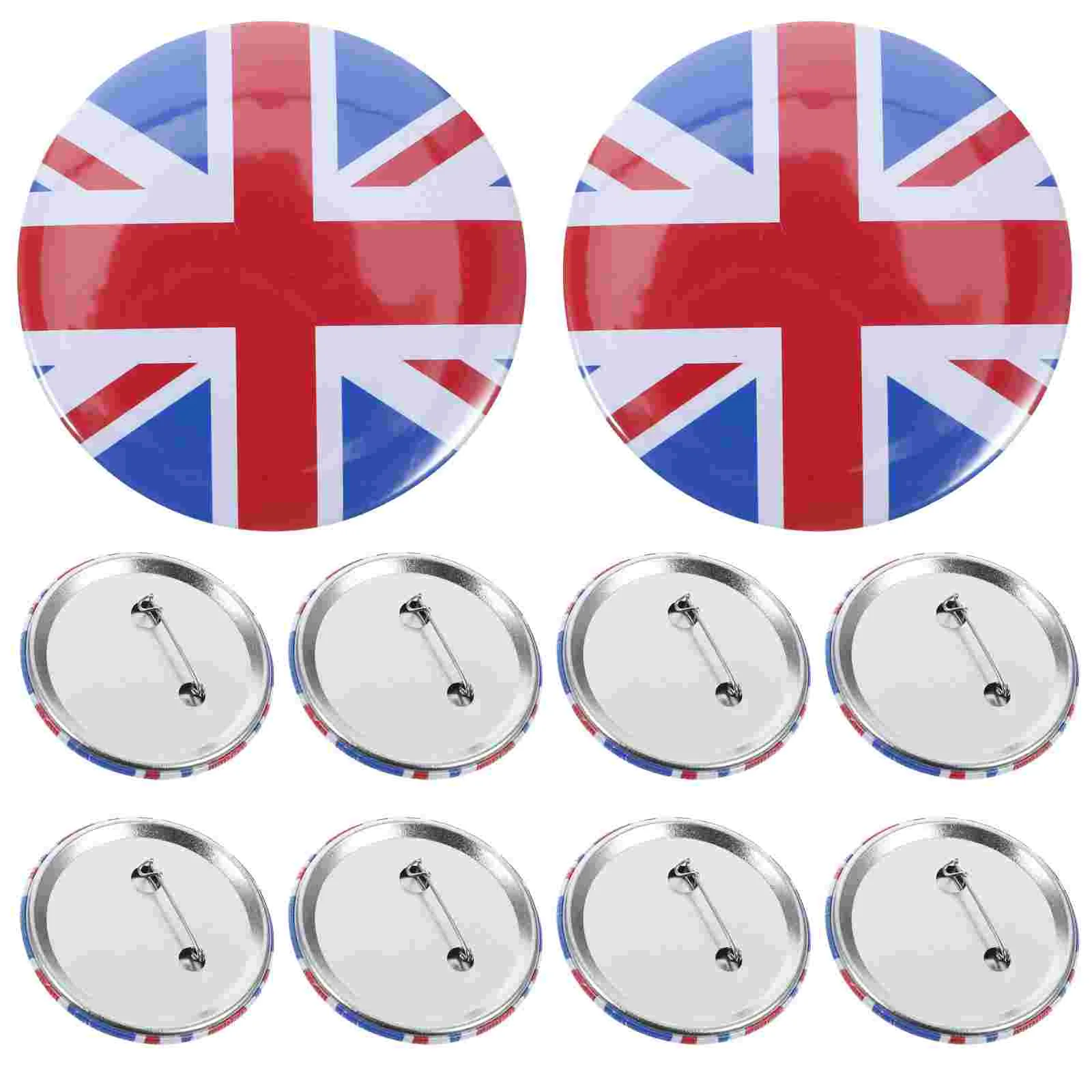 

10pcs England Flag Lapel Pin England Badge Pin Patriotic Lapel Pin Brooch Pin Party England Badge UK Badge Pin