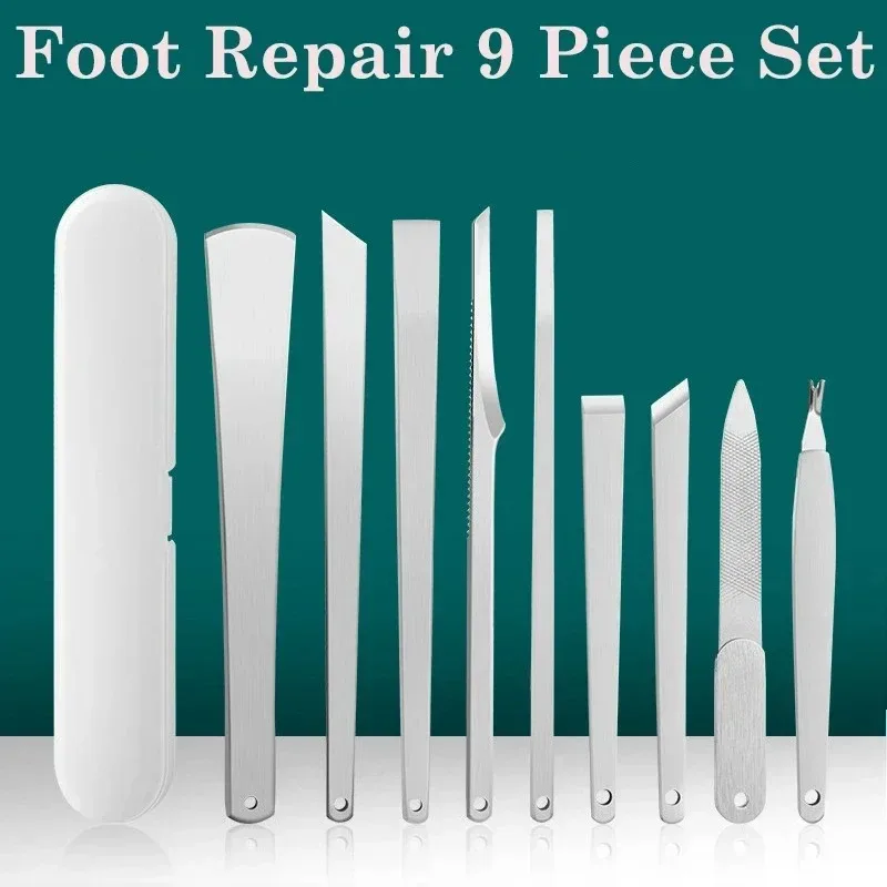 1 Set of Toe Repair Knife Set for Removing Dead Skin and Stratum Corneum Nail Care Toenail Inlay Scraper