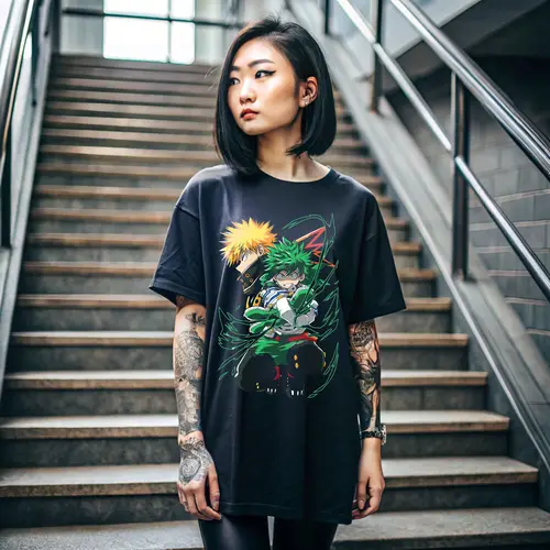 Imagen 2 del producto Camiseta Deku Katsuki Bakugo All Might Boku No Hero Academia Katsuki Midoriya 150