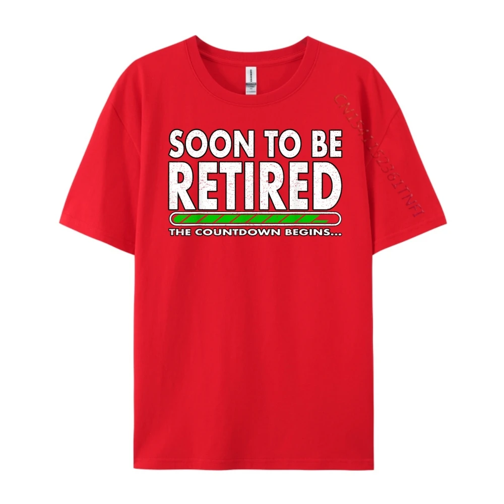 

Soon To Be Retired The Countdown Begins For Retirement Printed T-Shirt Graphic T Shirts HOLIDAYS Loose