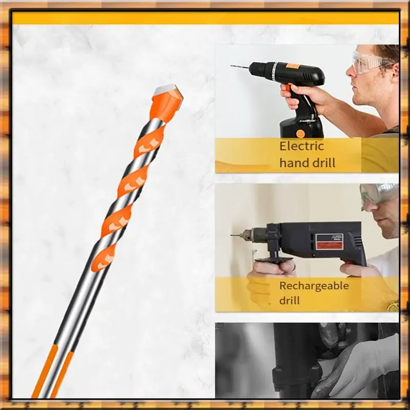 

2025 Trend7 Pcs Ultimate Drill Bits Drilling And Punching Work Kit For Tile, Concrete, Brick, Glass