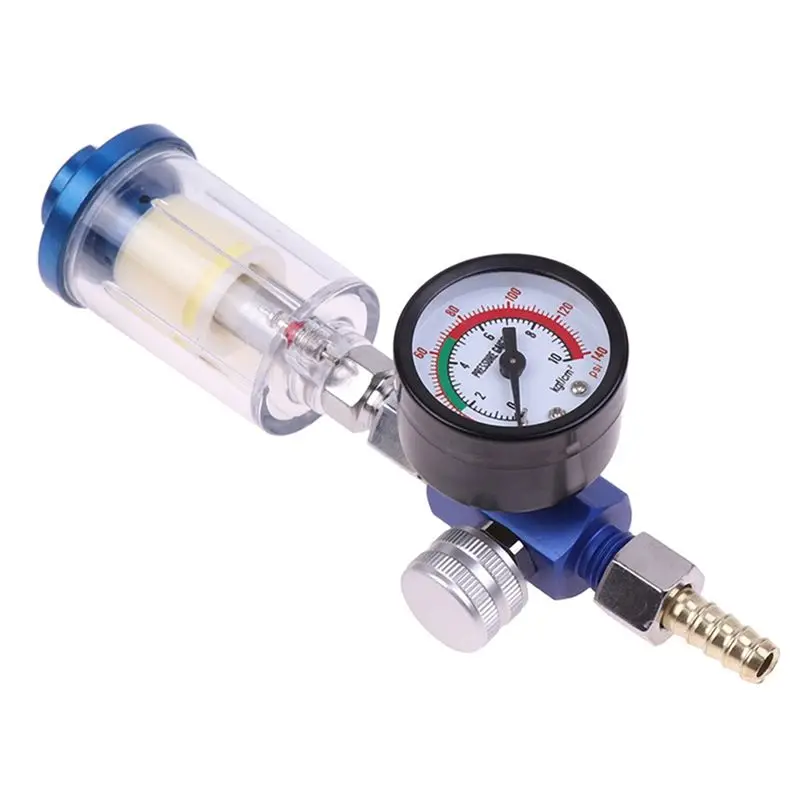 AB13-Pneumatic Spray Gun Air Regulator Gauge Water Trap Filter Tool Adapter Spray Gun Accessories