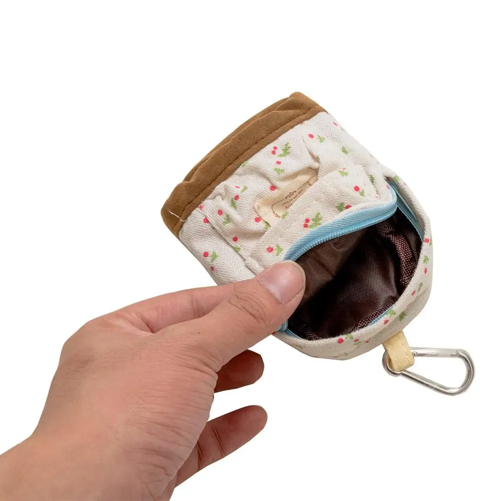 Good Quality Fashion Women Mini Floral Design Keys Bag Burse Zipper Bags Canvas Wallet Coin Wallet Card Purses Wallet Purses