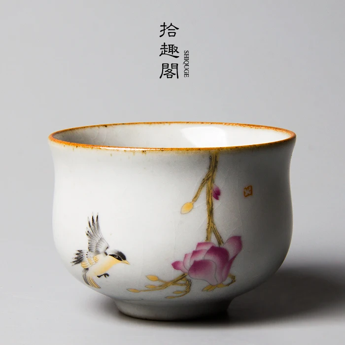 Tea Cup With Antique Style Opening And Jingdezhen Ceramics