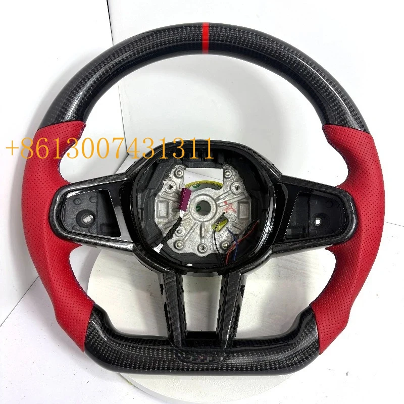 toryCustomizable Carbon Fiber Leather Steering Wheel LCI Compatible Models F10 F12 F30 F90 G05 G20 G80 G82 E46 E60 E90 E92