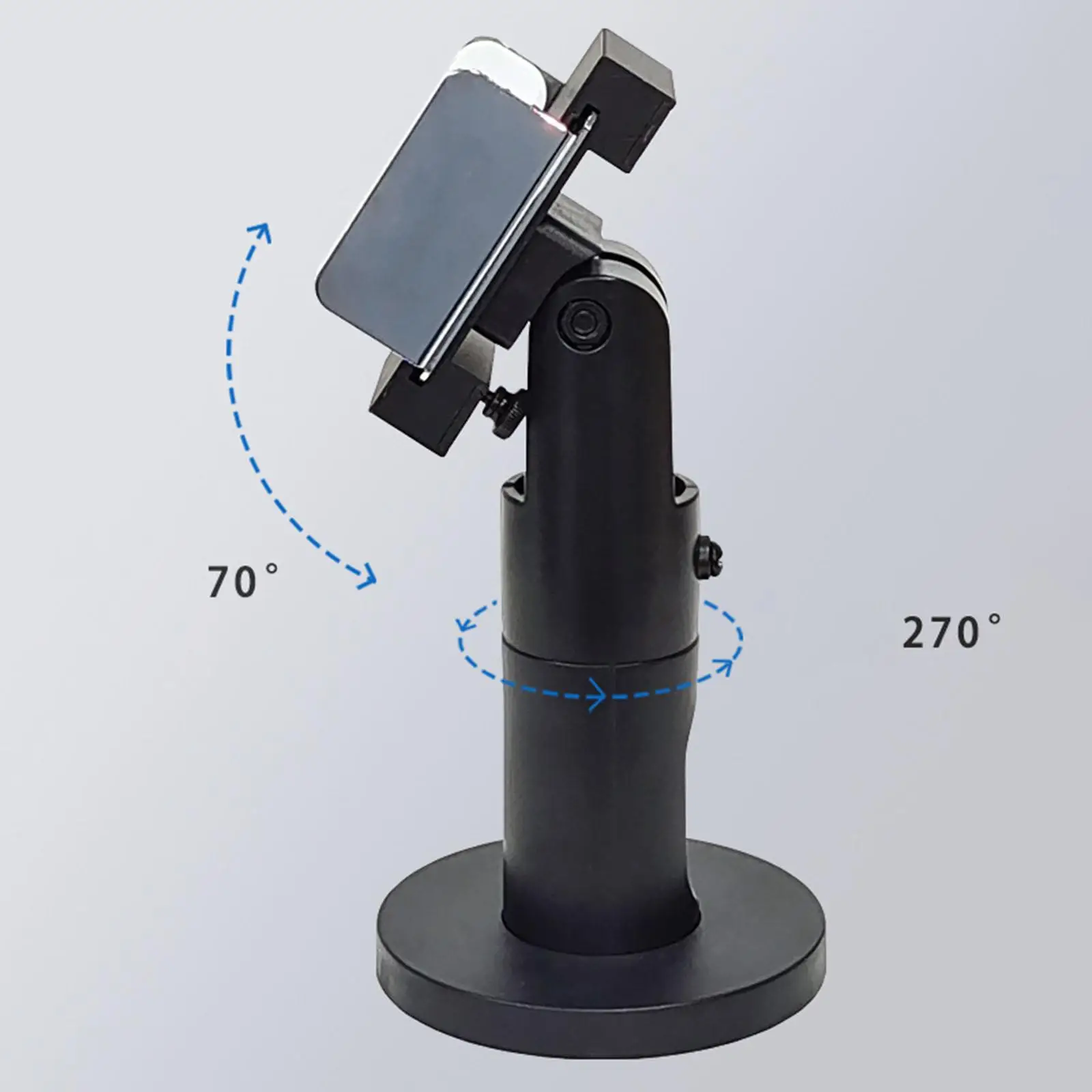 Подставка для клемм Pos, многофункциональный держатель клемм для кредитных карт с поворотным наклоном, черные аксессуары для логистической настольной библиотеки