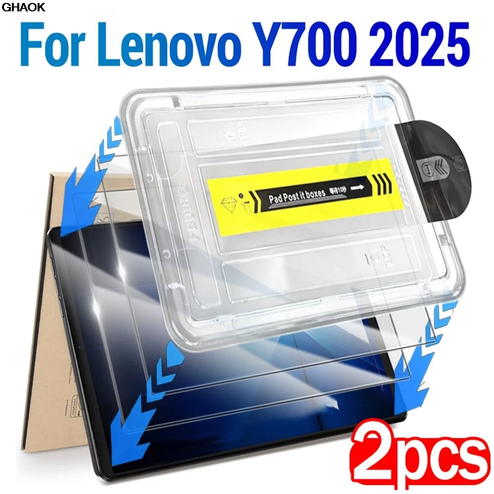 

Упаковка из 1/2 шт., легко устанавливаемое закаленное стекло для Lenovo Legion Y700, 2025, 8,8-дюймовая защитная пленка для экрана HD, защитные пленки от царапин