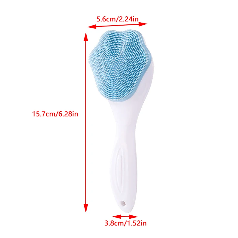 Silicone Cleaning Facial Washing Brush Face Cleanser Blackhead Removing Makeup Tool Pore Deep Clean Exfoliating Facial Brushes