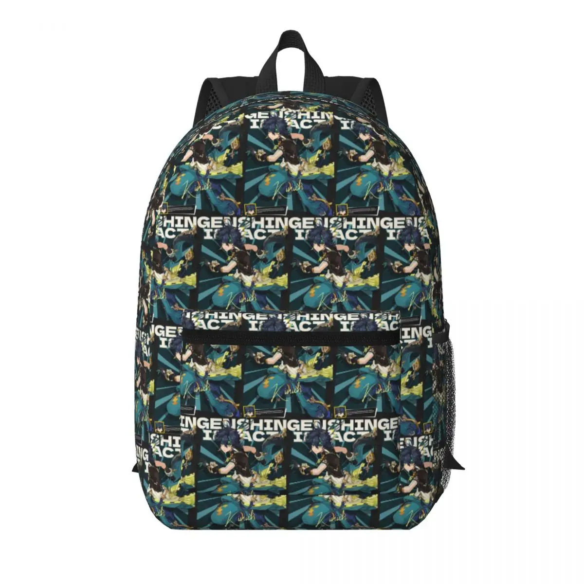 Kinich Sunblast Genshin Impact Student Backpack School Bag Hiking Travel Daypack for Men Women Bookbag Shoulder Bags