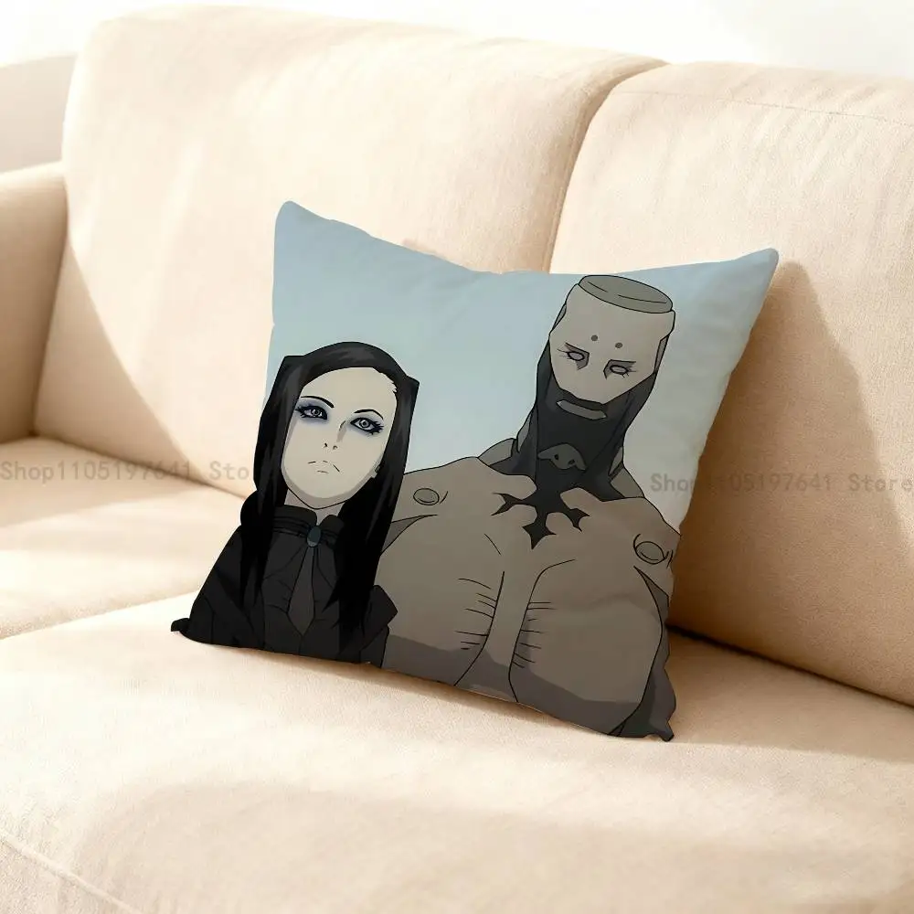 

Anime E-ergo P-Proxy Pillow Case For Sofa Decor Car Office Room Printing Cushion Cover Decorations and Protector