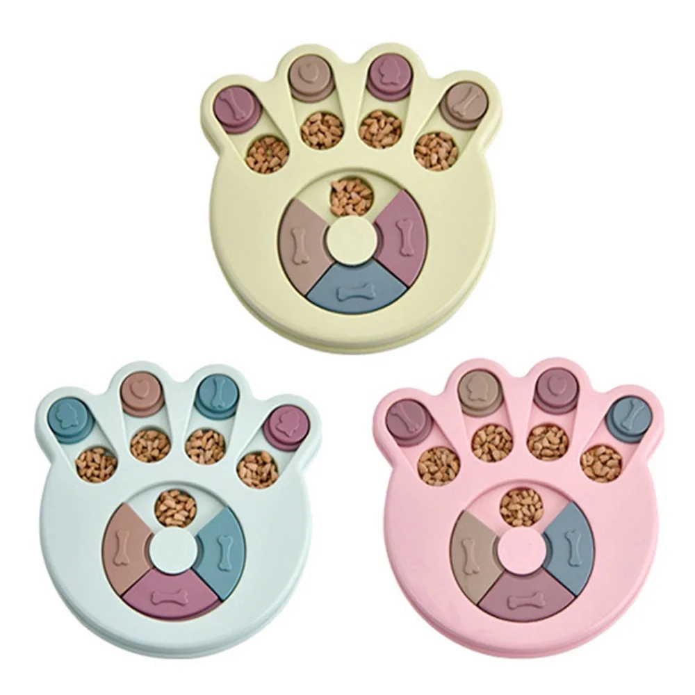 

Non Slip Slow Eating Bowl With Mental Challenge Design Pet Feeder