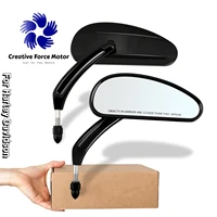 Espejos de manillar motocicleta de 5/16 "", espejo retrovisor bicicleta de 8mm para Harley Davidson Sportster XL 1200 883 Road King Street Glide Dyna Low Rider S Road Glide FLTRX Softail Ultra Limited accesorios moto