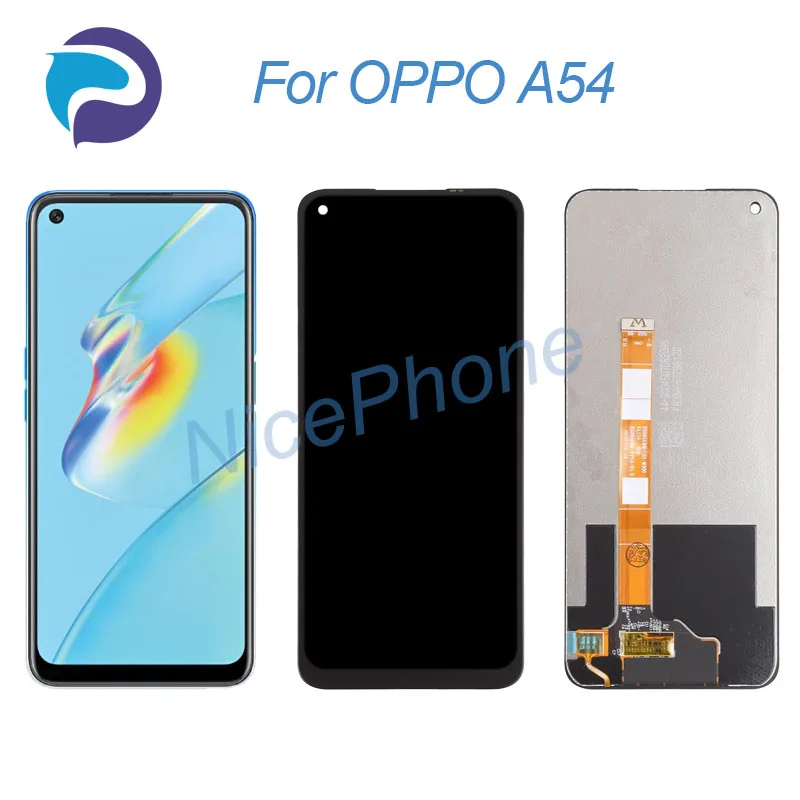 

Для OPPO A54 LCD дисплей кодирующий преобразователь сенсорного экрана в сборе Замена 6,51 "CPH2239 A54 экран LCD