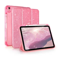 Para iPad A16 2025 Funda 11 10. a generación con portalápices Funda para iPad Air 11 M3 M2 Funda inteligente para iPad Air 4 5 carcasa brillante