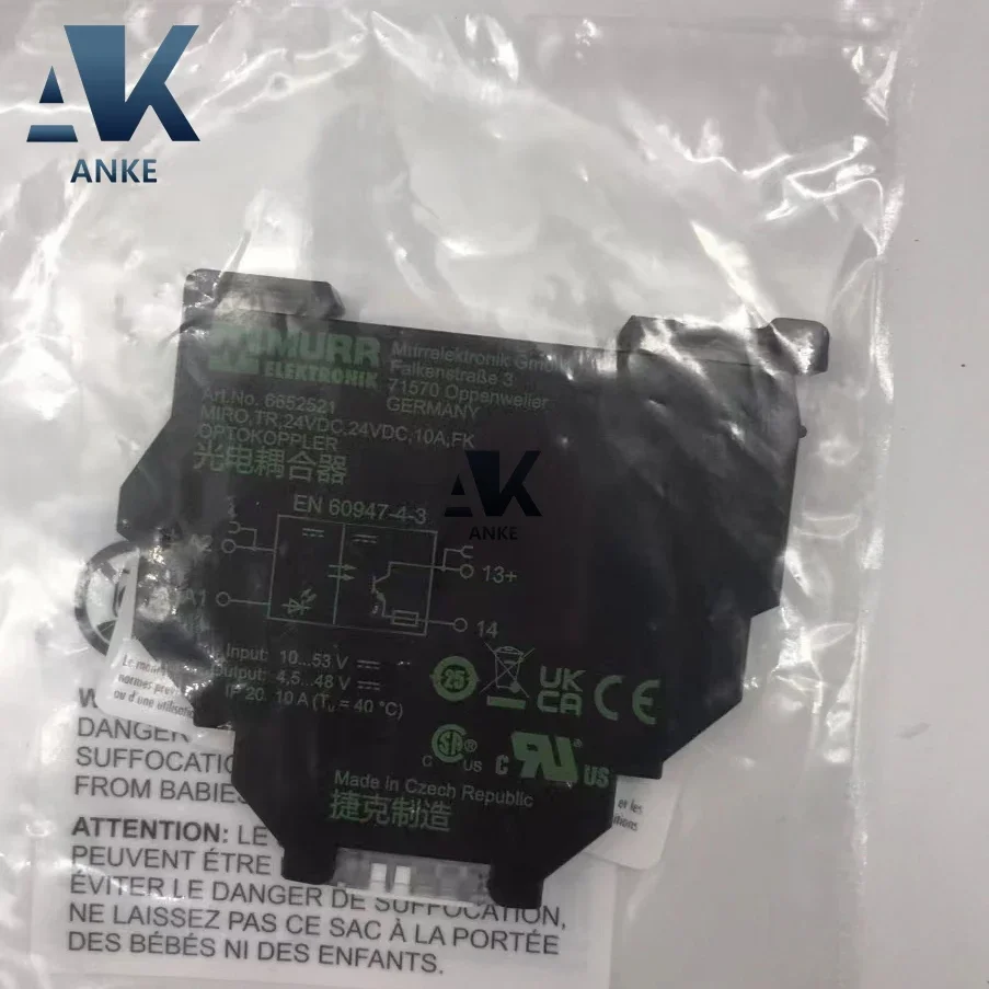 Original 6652521 MIRO TR 24VDC 24VDC 10A FK OPTO-COUPLER MODULE