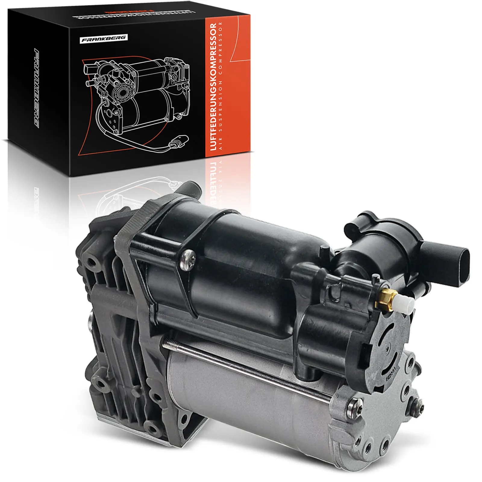 Frankberg 1x Luchtveringcompressor voor BMW E61 5 Serie Touring Kombi 6789937 6775015 6769082 58029 37106793778 37106765094 P-3220