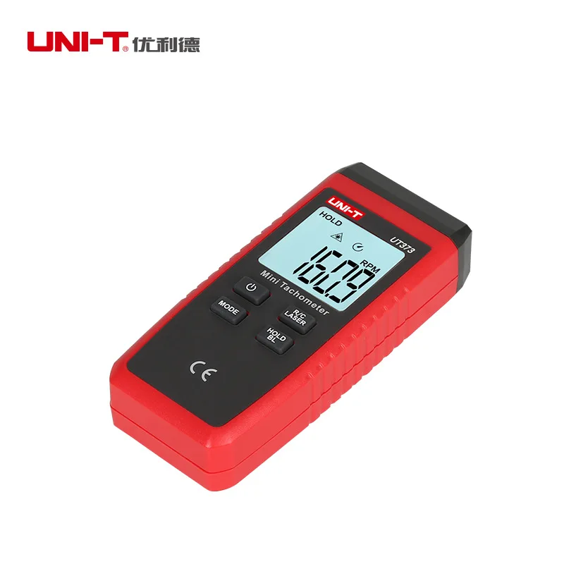 UNI-T UT373 Mini Digital Laser Tachometer Non-Contact Tachometer RPM Range 10-99999RPM Tachometer Odometer Backlight