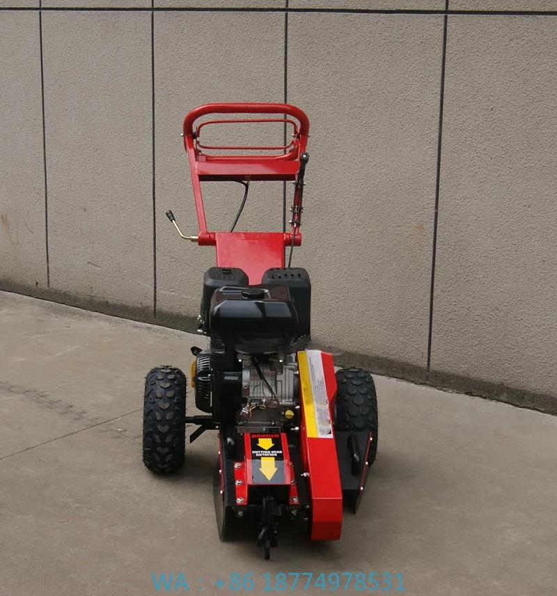 

Machine Multifunctional Power Stump Cutter 15hp Wheeled Handlebar Stump Grinder Tree Root Removal