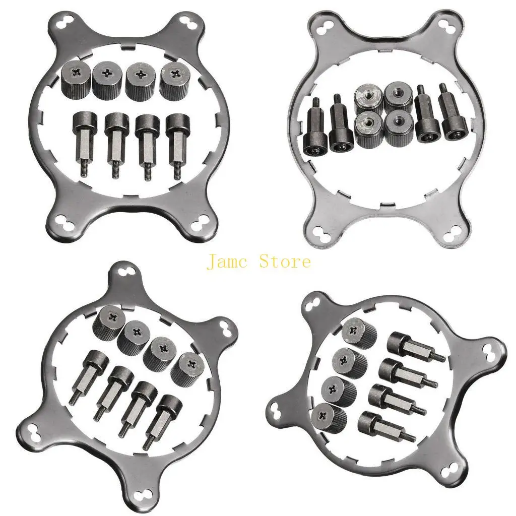 

LX0B CPU Mounting Bracket Heatsink forAM4 Computer Fan Cooler Radiator Back Backplate