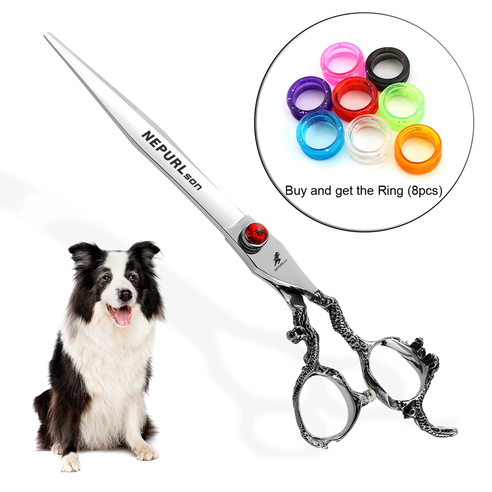 

8.0 "pet dog grooming scissors Cutting scissors